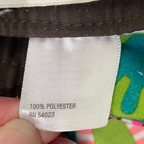 Old Navy Y2K Neon Floral Paisley Beach Pool Shorts Coconut Girl Retro Surfer S - Picture 6 of 7